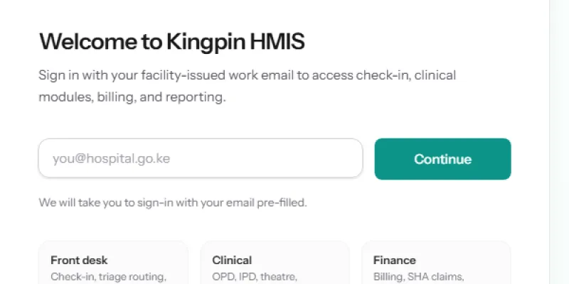 Kingpin HMIS — Hospital Management System for Kenyan Facilities – Featured Image