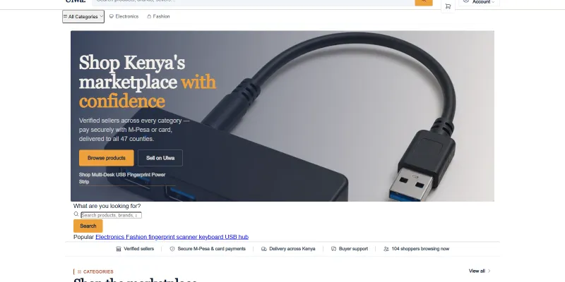 Ulwa — Multi-Vendor E-Commerce Marketplace – Featured Image